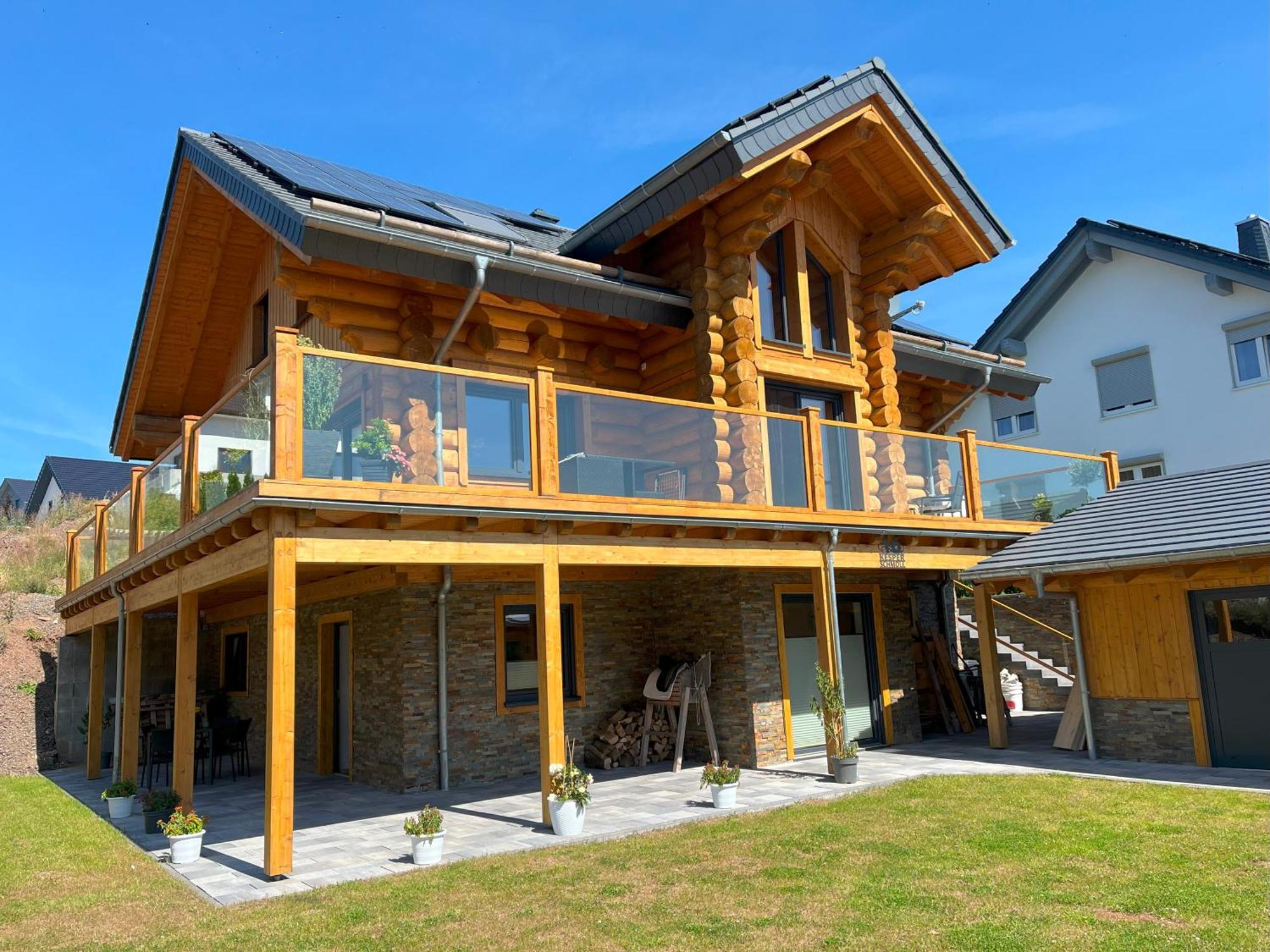 Ferienwohnung Uplandblockhaus 빌링겐 외부 사진