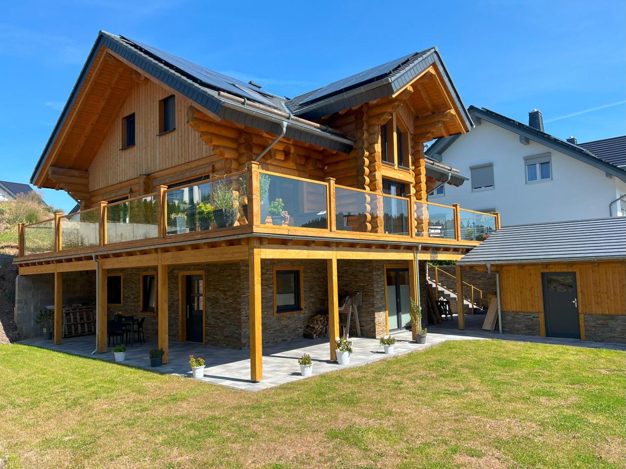Ferienwohnung Uplandblockhaus 빌링겐 외부 사진